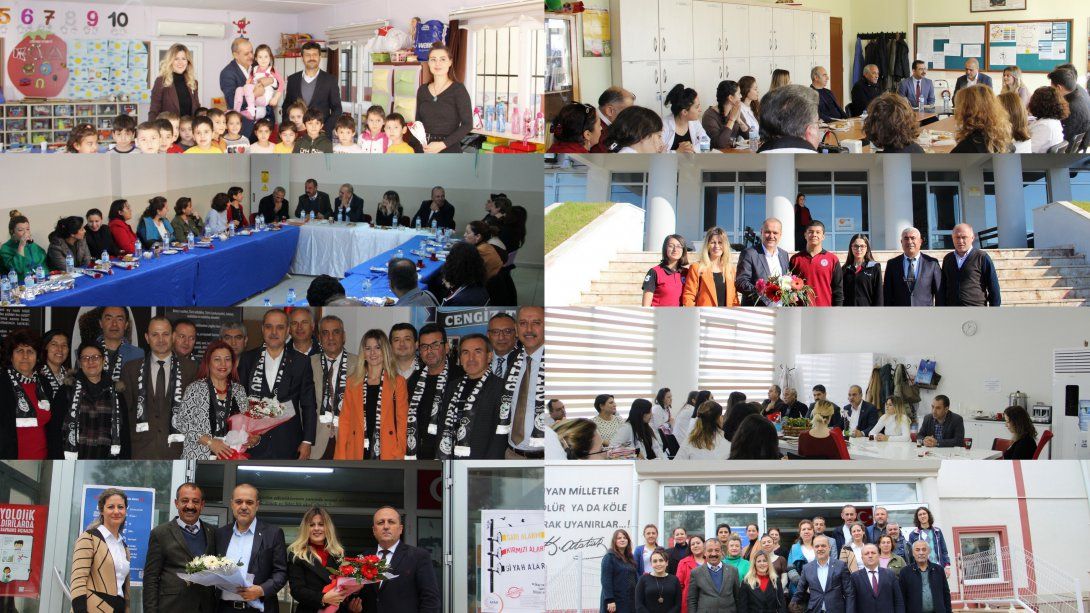 Ortaca Belediye Başkanı Alim UZUNDEMİR ve İlçe Milli Eğitim Müdür Vekili Elif KIRIMLI' nın Okul Ziyaretleri